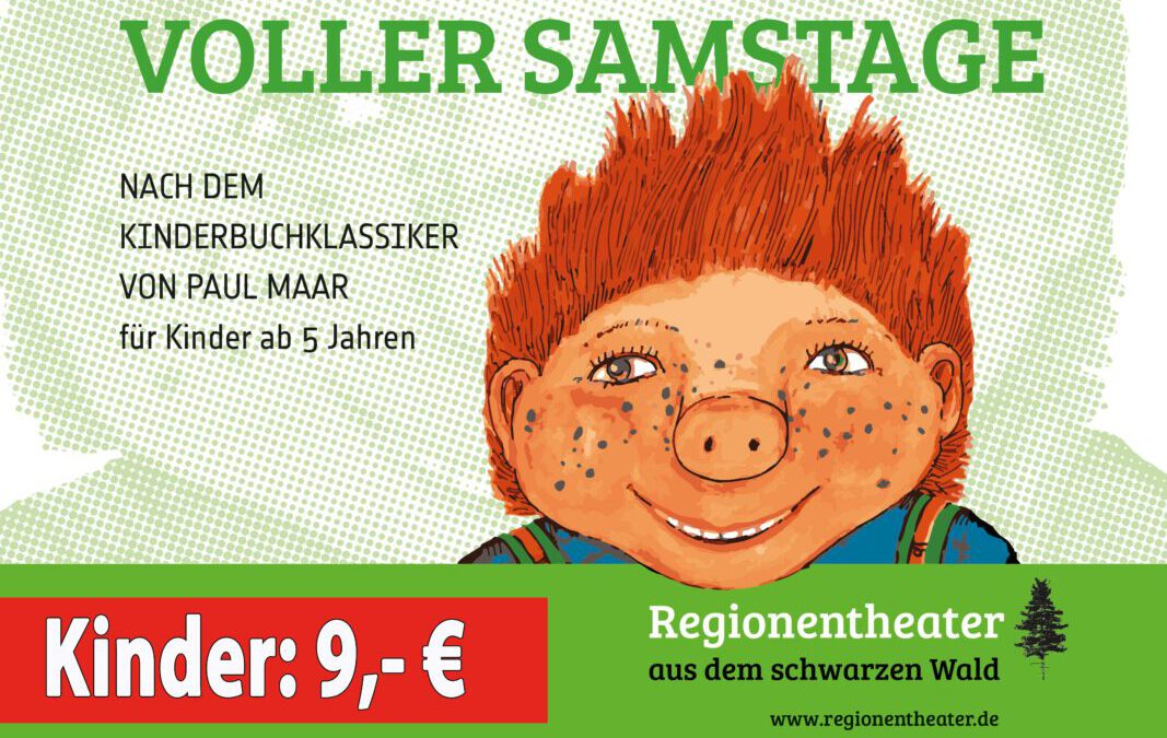 Kindertheater „Das Sams“ in Wesseling & Linz