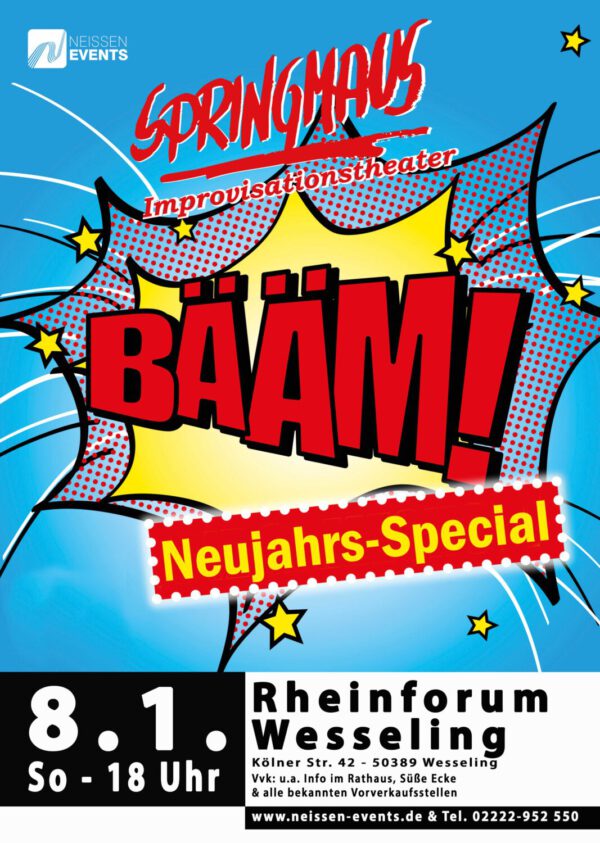 Springmaus-Improvisationstheater: Bääm! Das Neujahrs-Special